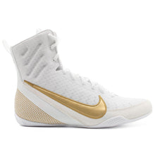 NIKE MACHOMAI 3 BOXING BOOTS - WHITE/GOLD