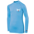 Boxfit Kids Rhino Small Logo L/S Base Layer - Sky Blue