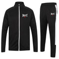 Boxfit Embroidered Logo Slim Fit Poly Tracksuit - Black/White