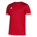 Adidas T19 Short Sleeve Jersey Top - Red