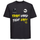 OMNIBUS Boxing Cotton T-Shirt - Black/Yellow