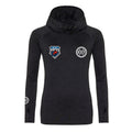 Off the Ropes Womens Cool Cowl Neck Top - Black