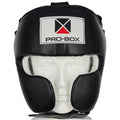 Pro Box Super Spar Leather Headguard II - Black