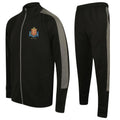 Border City ABC Slim Fit Poly Tracksuit - Black/Grey
