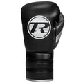Ringside Hunter Series Lace Boxing Glove - Black/Silver