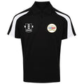 Gosport Boxing Club Contrast Cool Polo - Black/White