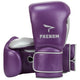Phenom SG-202S Hook & Loop Sparring Gloves - Metallic Purple/Silver
