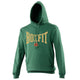 Boxfit Large Logo Branded Hoodie - Green