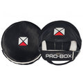 PRO BOX ROUND LEATHER PADS II - Black/White