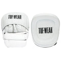 Tuf Wear Infinity Elite Leather Cuban Pads - Silver/White
