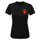 Karate England Womens Dri Fit T-Shirt - Black