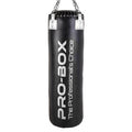 Pro Box Champ 4Ft Straight Punch Bag - Black/White