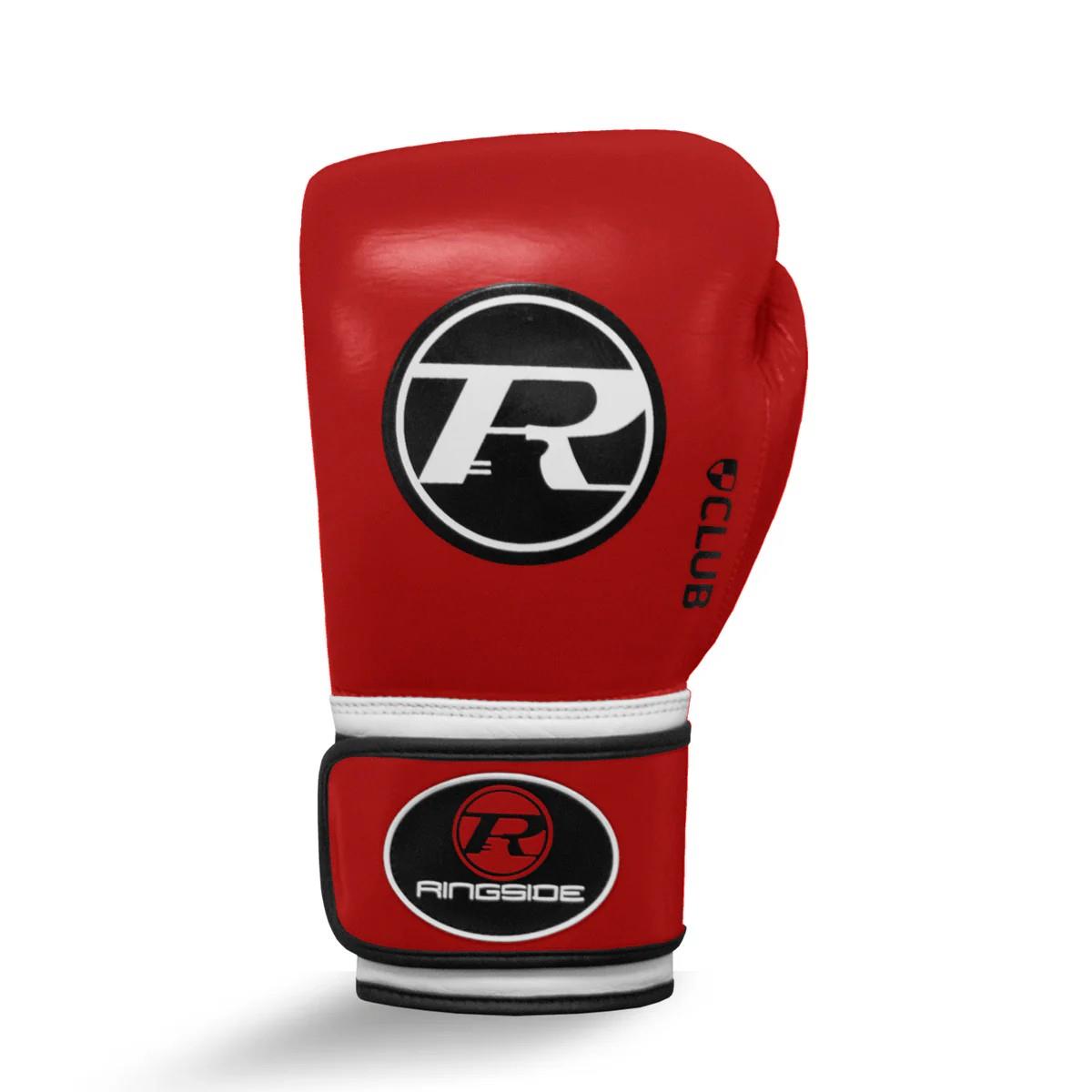 Ringside Club Leather Training Glove Red