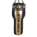 Pro Box Champ 4Ft Angle Punch Bag - Black/Gold