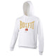 Boxfit Large Logo Branded Hoodie - White