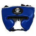 Ringside Pro Fitness PU Metallic Head Guard - Metallic Blue/Black/Silver