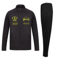 Camberley Boxing Club Slim Fit Poly Tracksuit - Black/Black