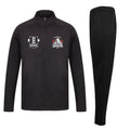 Broadside Warriors Abc Slim Fit Poly Tracksuit - Black/Black