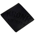 Kronk Detroit Bi-Fold Leather Wallet Black - Black