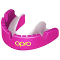 Opro Gen4 Gold Braces Mouthguard - Pink/Pearl