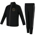 Riverside Abc Kids Slim Fit Poly Tracksuit - Black/Grey