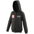 Croygas Abc Kids Zipped Hoodie - Black