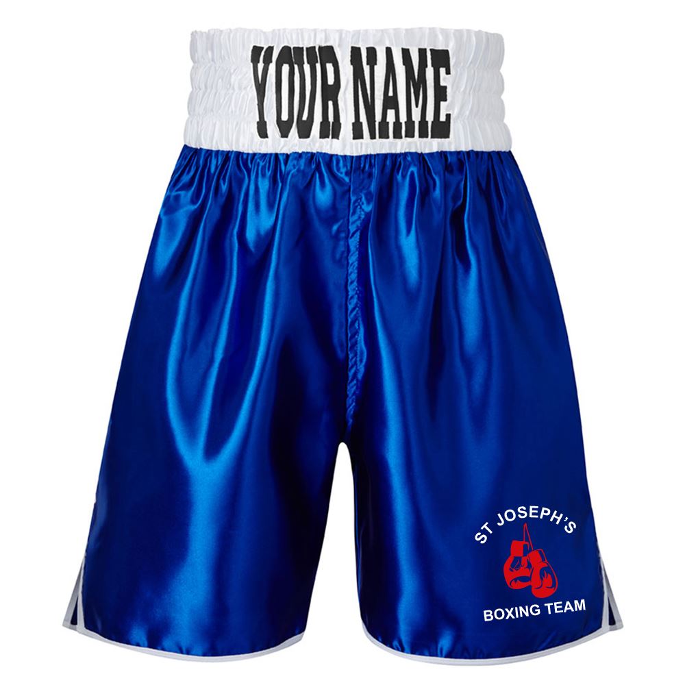 St Josephs ABC Embroidered Bout Boxing Shorts