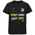OMNIBUS Boxing Kids Cotton T-Shirt - Black/Yellow