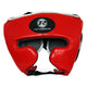 Ringside Pro Fitness PU Metallic Head Guard - Metallic Red/Black/Silver