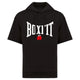 Boxfit Premium Sleeveless Hoodie - Black