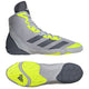 Adidas Adizero Mat Wizard 6 Wrestling Boots - Grey/Fluo Yellow