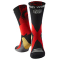 Suzi Wong Dragon X-Sole Limited Edition Boxing Socks - Black/Red