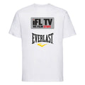Ifl Tv White T-Shirt Silver Logo - White
