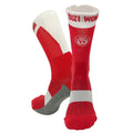 Suzi Wong Classic X Sole Boxing Socks - White/Red