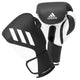 Adidas Speed Tilt 350 Hook & Loop Boxing Gloves - Black/White