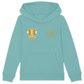 Sporting Ring Amigos Kids Hoodie - Teal Monstera