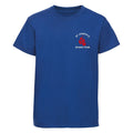 St Josephs ABC Kids Embroidered Cotton T-Shirt - Royal Blue