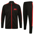 TKO Academy Slim Fit Tracksuit 2 - Black/Red