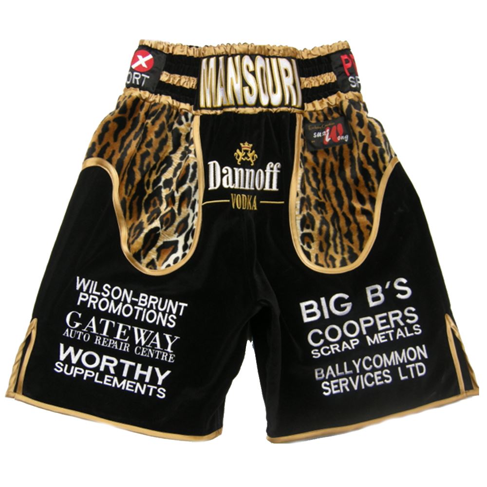 Custom Made Velvet Leopard Boxing Shorts – Boxfituk