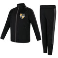 Bromley ABC Kids Slim Fit Poly Tracksuit - Black/Grey