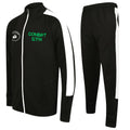 Combat Gym Slim Fit Poly Tracksuit - Black/White