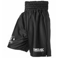 TIMES ABC SATIN BOXING SHORTS - Black
