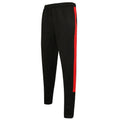 Blandford Boxing Club Slim Fit Tracksuit Pants - Black/Red