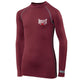 Boxfit Kids Rhino Small Logo L/S Base Layer - Maroon