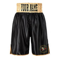 Cyclone Boxing Club Bout Shorts - Black/Gold