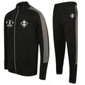 Selby ABC Slim Fit Poly Tracksuit - Black/Grey