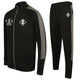 Selby ABC Slim Fit Poly Tracksuit - Black/Grey
