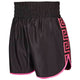 Women'S Luxury Versace Style Boxing Shorts - Black/Pink