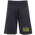 Elite Commando Fitness Reflective Combat Shorts - Black