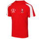 Bang Bang Contrast Poly T-Shirt - Red/White